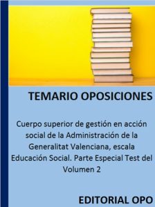 Cuerpo superior de gestión en acción social de la Administración de la Generalitat Valenciana