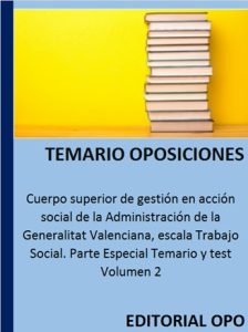 Cuerpo superior de gestión en acción social de la Administración de la Generalitat Valenciana