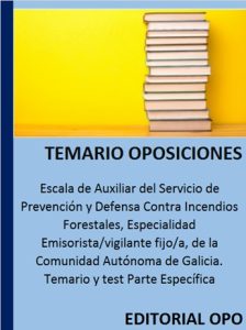 Escala de Auxiliar del Servicio de Prevención y Defensa Contra Incendios Forestales
