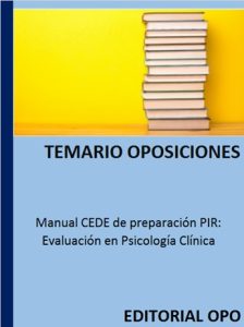 Manual CEDE de preparación PIR: Evaluación en Psicología Clínica