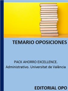 PACK AHORRO EXCELLENCE. Administrativo. Universitat de València