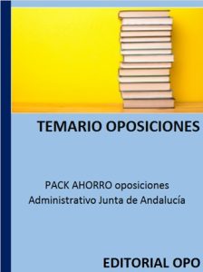 PACK AHORRO oposiciones Administrativo Junta de Andalucía