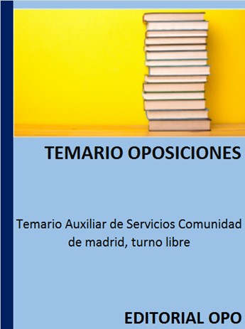 Temario Auxiliar de Servicios Comunidad de madrid